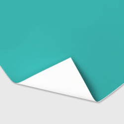 Бумага для упаковки 3D Эмоция зависть - бирюзовый - фото 2