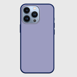 Чехол для iPhone 13 Pro Эмоция хандры - бледно-фиолетовый