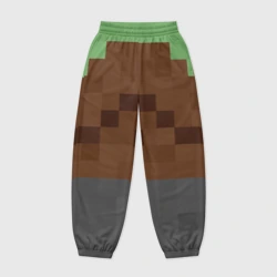 Женские джоггеры оверсайз 3D Алекса Minecraft низ