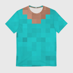 Мужская футболка 3D Стив Minecraft верх