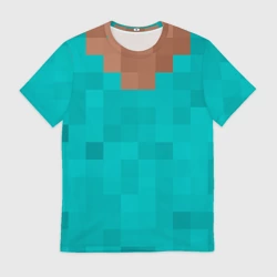Мужская футболка 3D Стив Minecraft верх