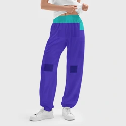 Женские джоггеры оверсайз 3D Стив Minecraft низ - фото 2