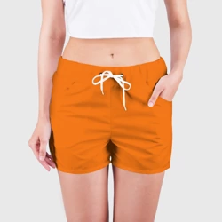 Женские шорты 3D Тыква низ оранжевый - фото 2