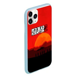 Чехол для iPhone 11 Pro Max матовый Red Dead Redemption game - фото 2