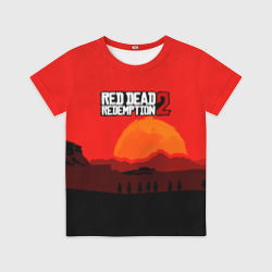 Детская футболка 3D Red Dead Redemption game