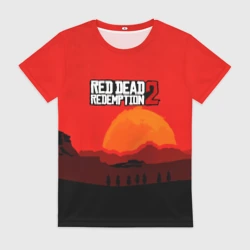 Женская футболка 3D Red Dead Redemption game