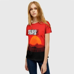 Женская футболка 3D Red Dead Redemption game - фото 2
