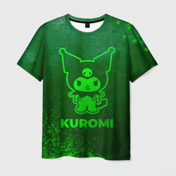 Мужская футболка 3D Kuromi - green gradient