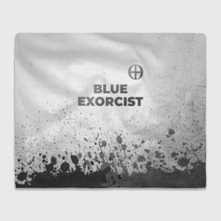 Плед 3D Blue Exorcist - white gradient посередине