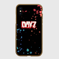 Чехол для iPhone XS Max матовый Dayz краски боке