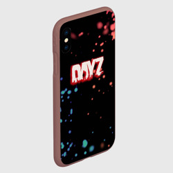 Чехол для iPhone XS Max матовый Dayz краски боке - фото 2