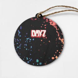 Деревянная игрушка круг Dayz краски боке
