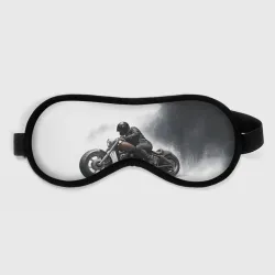 Маска для сна 3D Крутой байкер скетч