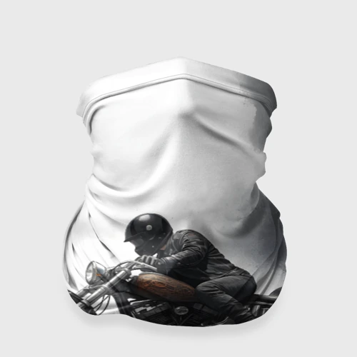 Бандана-труба 3D Крутой байкер скетч