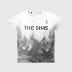 Детская футболка 3D The Sims - white gradient посередине