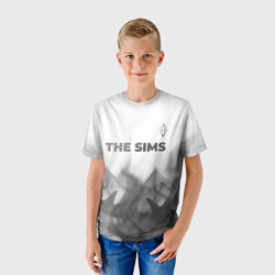 Детская футболка 3D The Sims - white gradient посередине - фото 2
