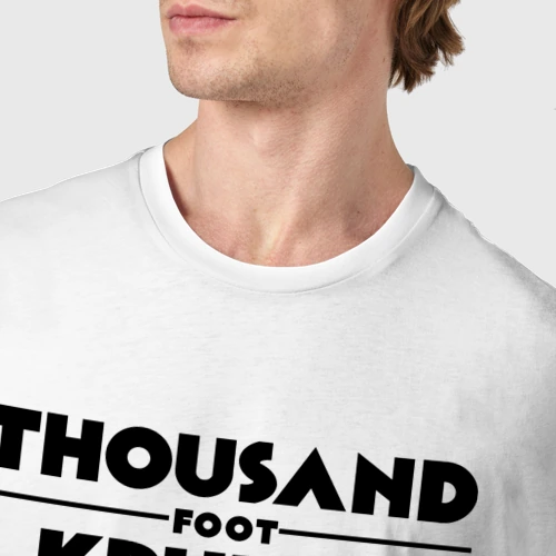 Мужская футболка хлопок с принтом Thousand Foot Krutch - rock dog, фото #4