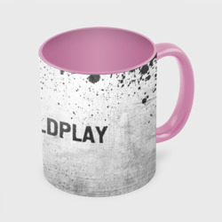 Кружка с полной запечаткой Coldplay - white gradient по-горизонтали
