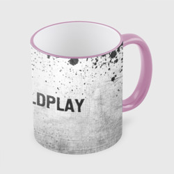 Кружка с полной запечаткой Coldplay - white gradient по-горизонтали