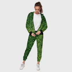 Женский костюм 3D Мозаика под зеленую змею - фото 2