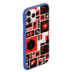 Чехол для iPhone 11 Pro Max матовый Dungeons and dragons pattern - фото 2