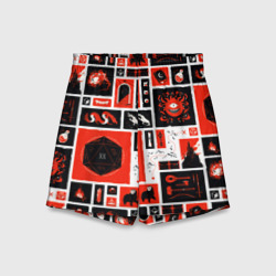 Детские спортивные шорты 3D Dungeons and dragons pattern
