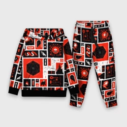 Детский костюм с толстовкой 3D Dungeons and dragons pattern