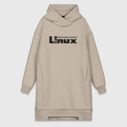 Платье-худи хлопок Система linux свободный код
