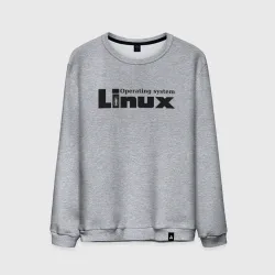 Мужской свитшот хлопок Система linux свободный код