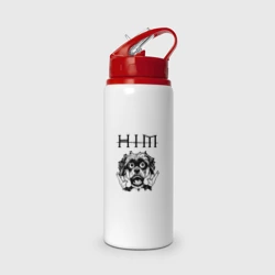 Бутылка для воды с трубочкой HIM - rock dog