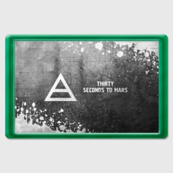 Магнит 45*70 Thirty Seconds to Mars - grey gradient по-горизонтали