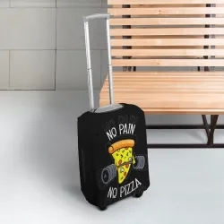 Чехол для чемодана 3D No pain - no pizza  - фото 2