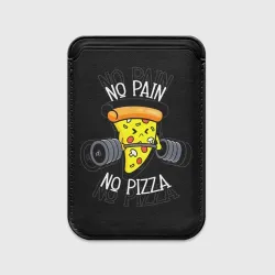 Картхолдер Magsafe магнитный No pain - no pizza 