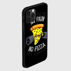 Чехол для iPhone 12 Pro Max No pain - no pizza  - фото 2