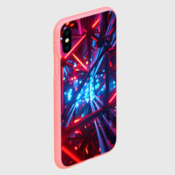 Чехол для iPhone XS Max матовый Неоновые трубки - фото 2