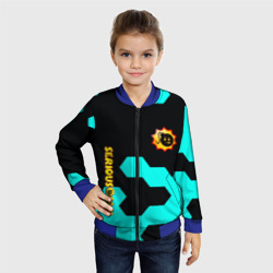 Детский бомбер 3D Serious Sam hexagon blue - фото 2
