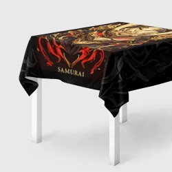 Скатерть 3D Самурай - демон Они