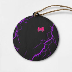 Деревянная игрушка круг Tekken storm neon