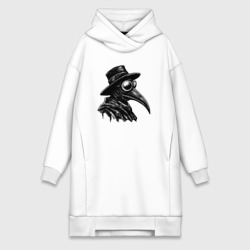 Платье-худи хлопок Plague doctor