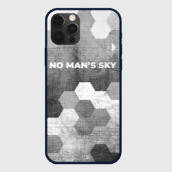 Чехол для iPhone 12 Pro Max No Man's Sky - grey gradient посередине