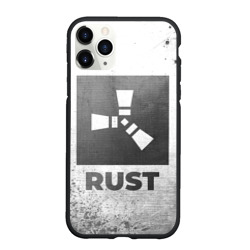 Чехол для iPhone 11 Pro Max матовый Rust - white gradient