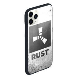 Чехол для iPhone 11 Pro Max матовый Rust - white gradient - фото 2