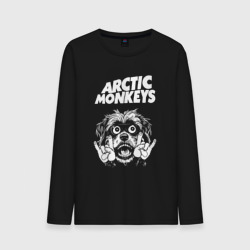 Мужской лонгслив хлопок Arctic Monkeys rock dog