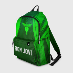 Рюкзак 3D Bon Jovi - green gradient по-центру