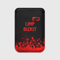 Картхолдер Magsafe магнитный Limp Bizkit - red gradient посередине