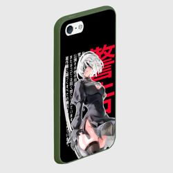 Чехол для iPhone 5/5S матовый 2b с клинком - Nier automata - фото 2
