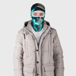 Балаклава 3D Скелет в балахоне - граффити кибер-хакер - фото 2