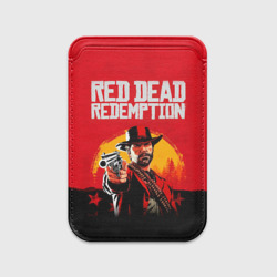Картхолдер Magsafe магнитный Red Dead Redemption - cowboys 
