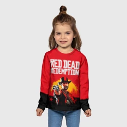 Детский лонгслив 3D Red Dead Redemption - cowboys  - фото 2
