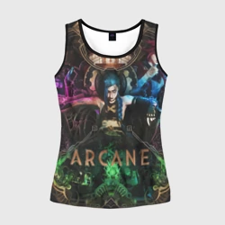 Женская майка 3D Джинкс Вай и Силко Аркейн